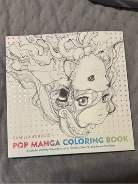 NEW Camilla d'Errico Pop Manga Coloring Book